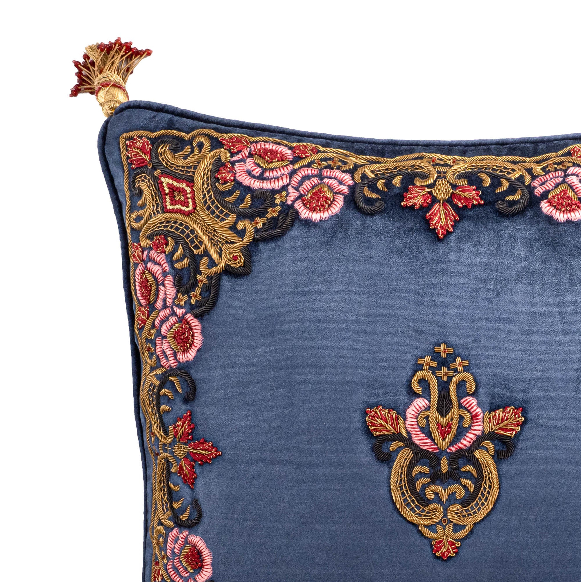 Regina Silk Velvet Throw Pillow Cover 18 X 18
