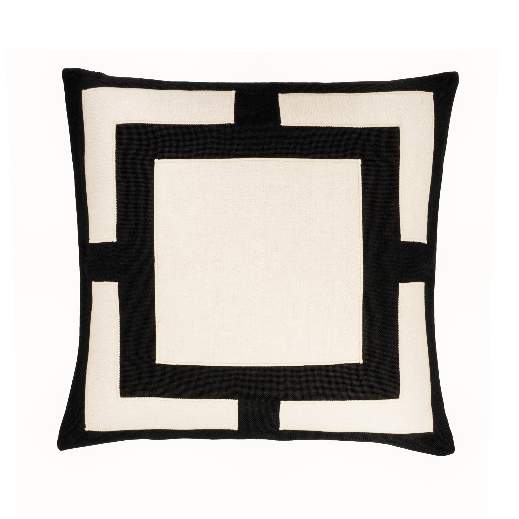 Chouchou Touch handmade Santorini Throw Pillow cover, perfect for adding elegance to your living space.