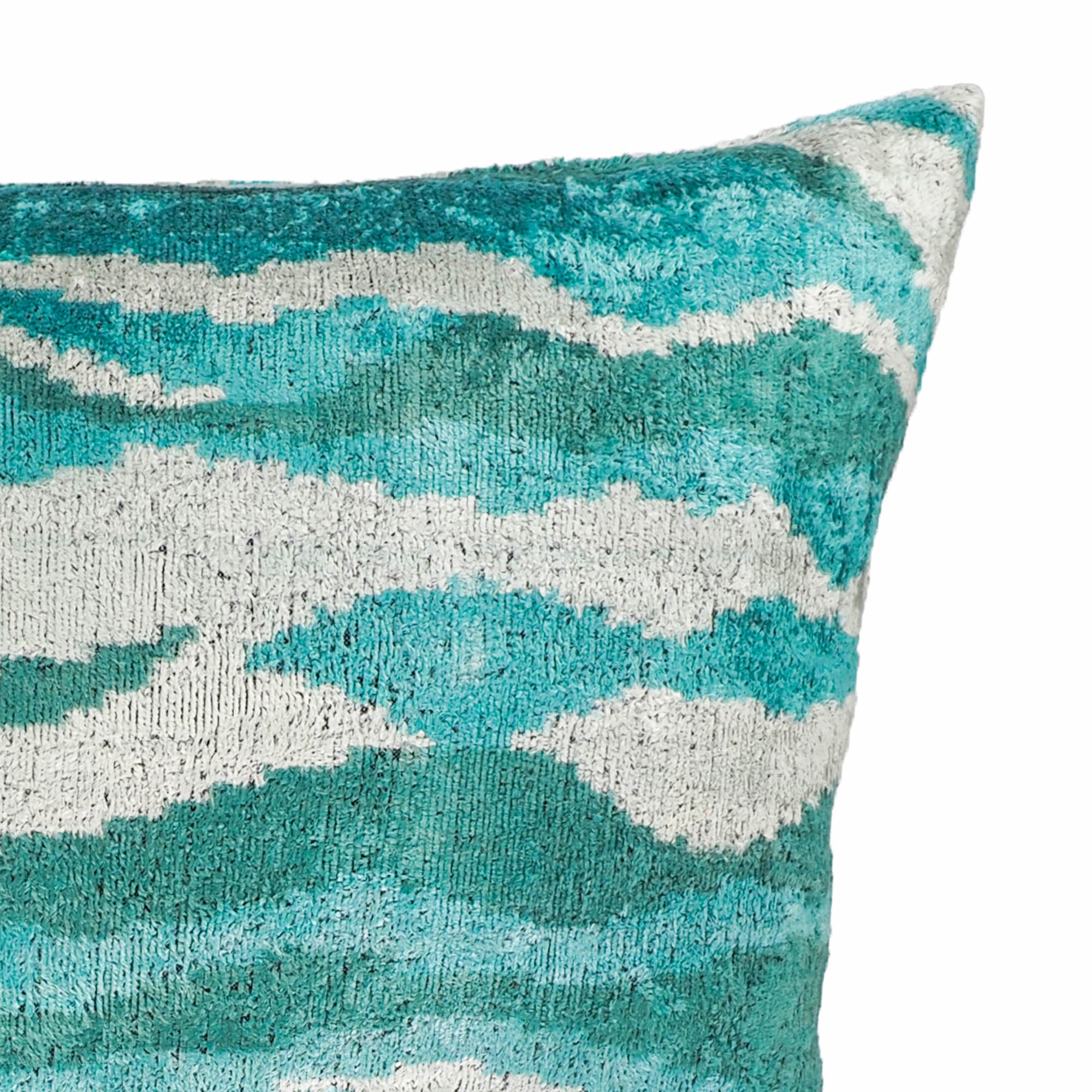 silk ikat sofa pillow