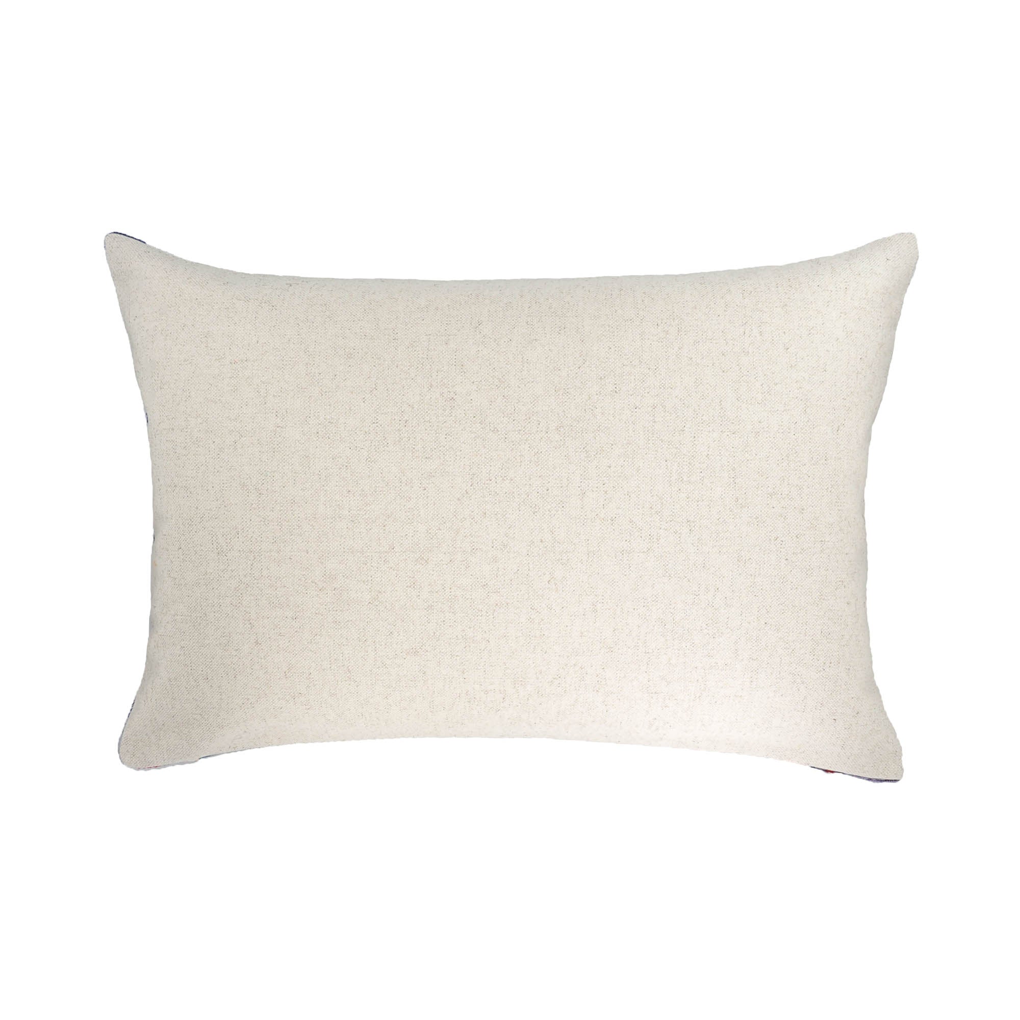 Luxurious silk velvet throw pillow with artistic tiger print and rich ikat texture.