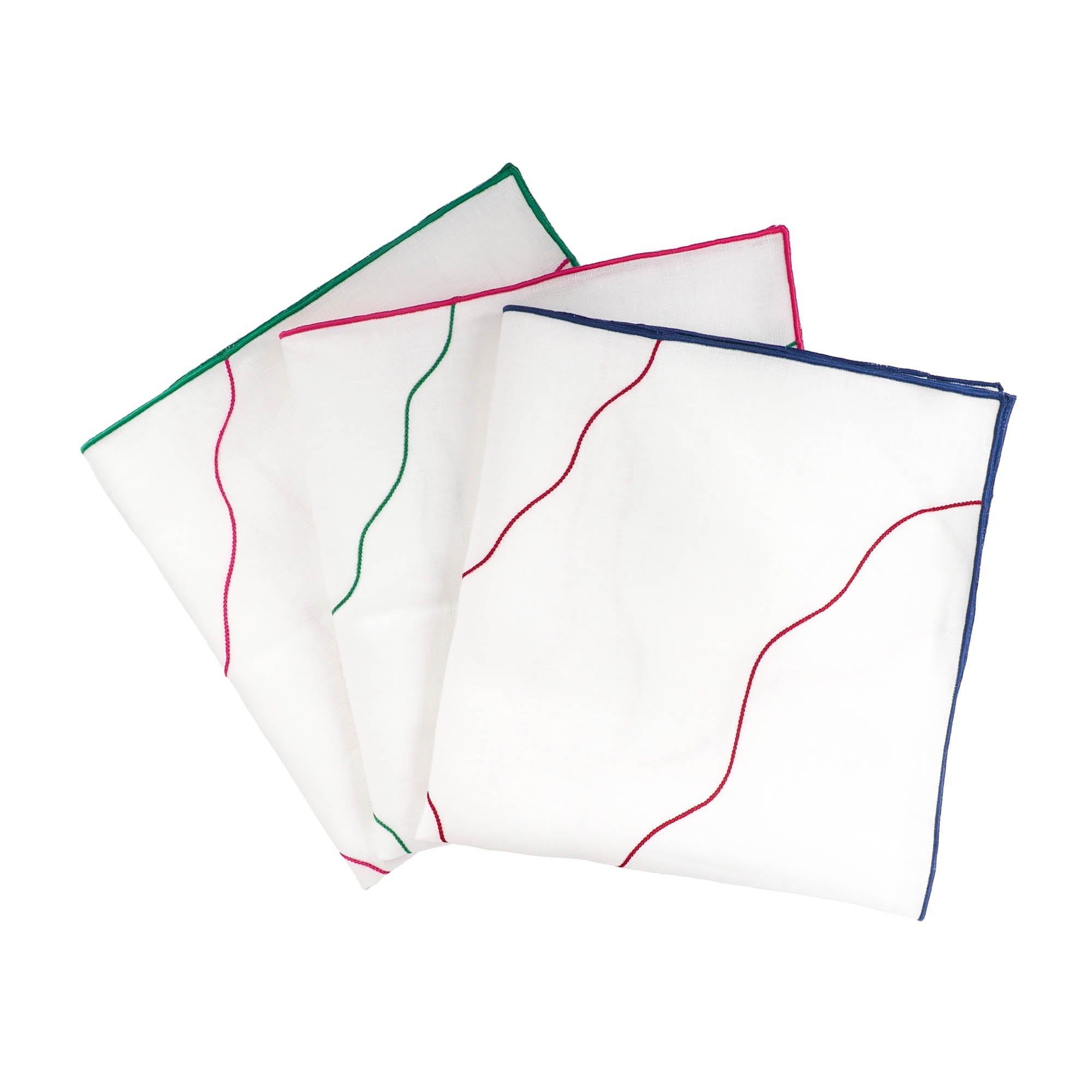 Set of 4 Chicago Linen Napkins in different colors, ideal for weddings, holidays, and special celebrations.