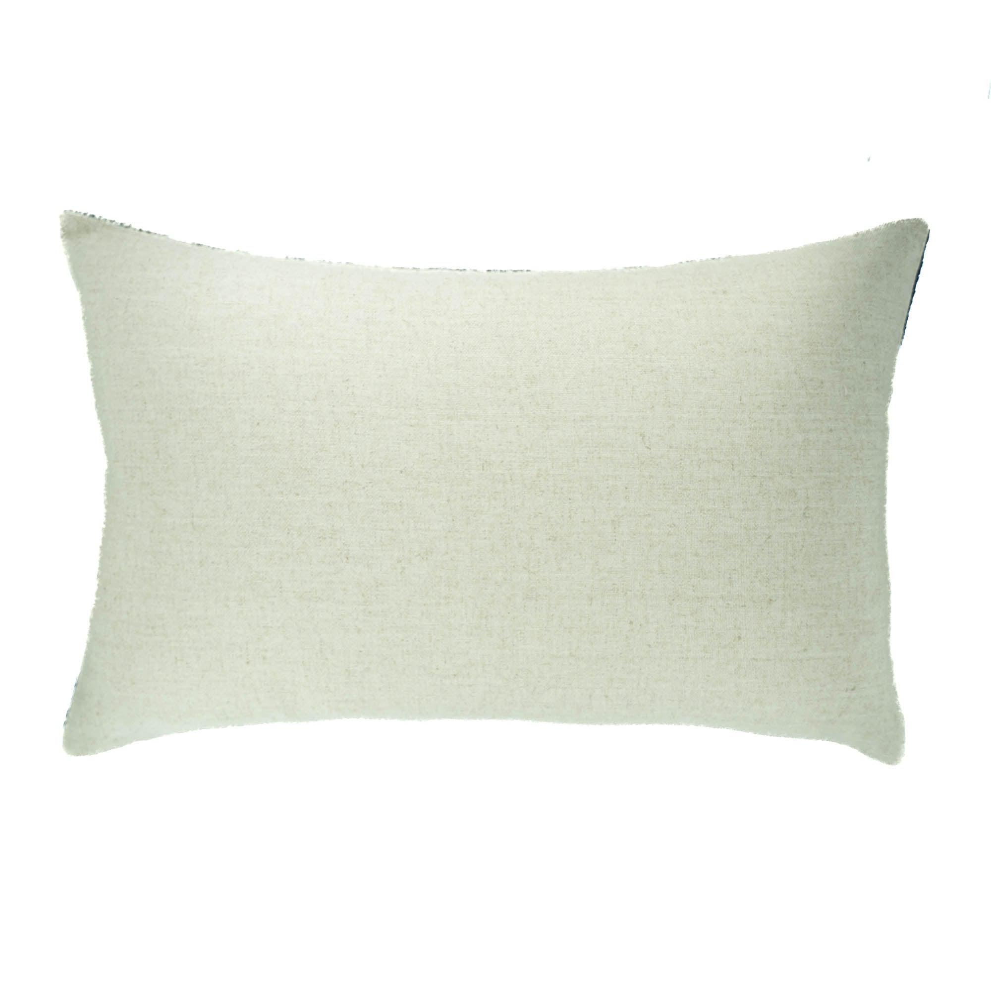 Vivid silk velvet pillow cover in 16" x 24", designed with overlapping zigzag and diamond patterns in a colorful palette.