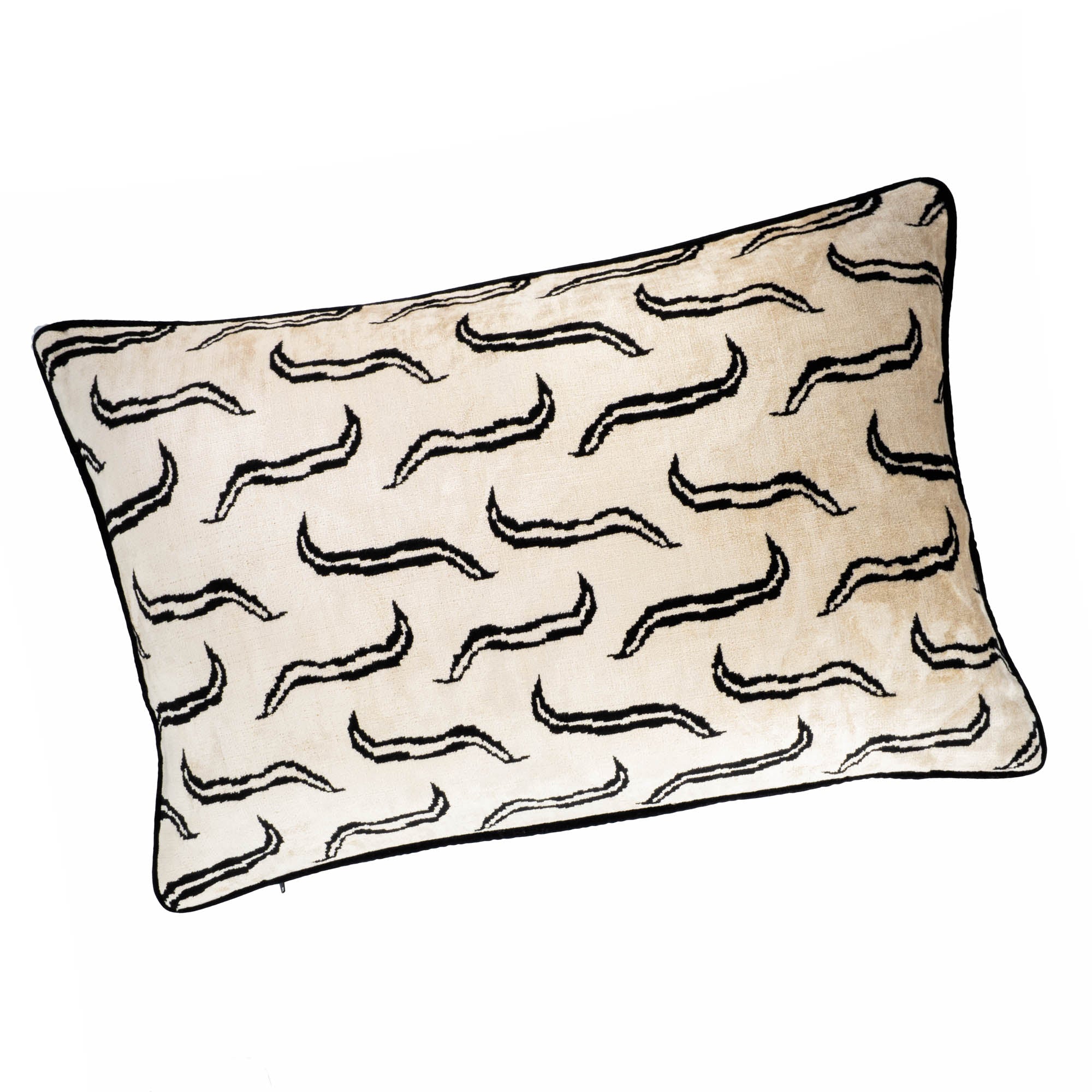 Handmade Milano throw pillow cover made from smooth silk velvet, ideal for creating a chic living space.