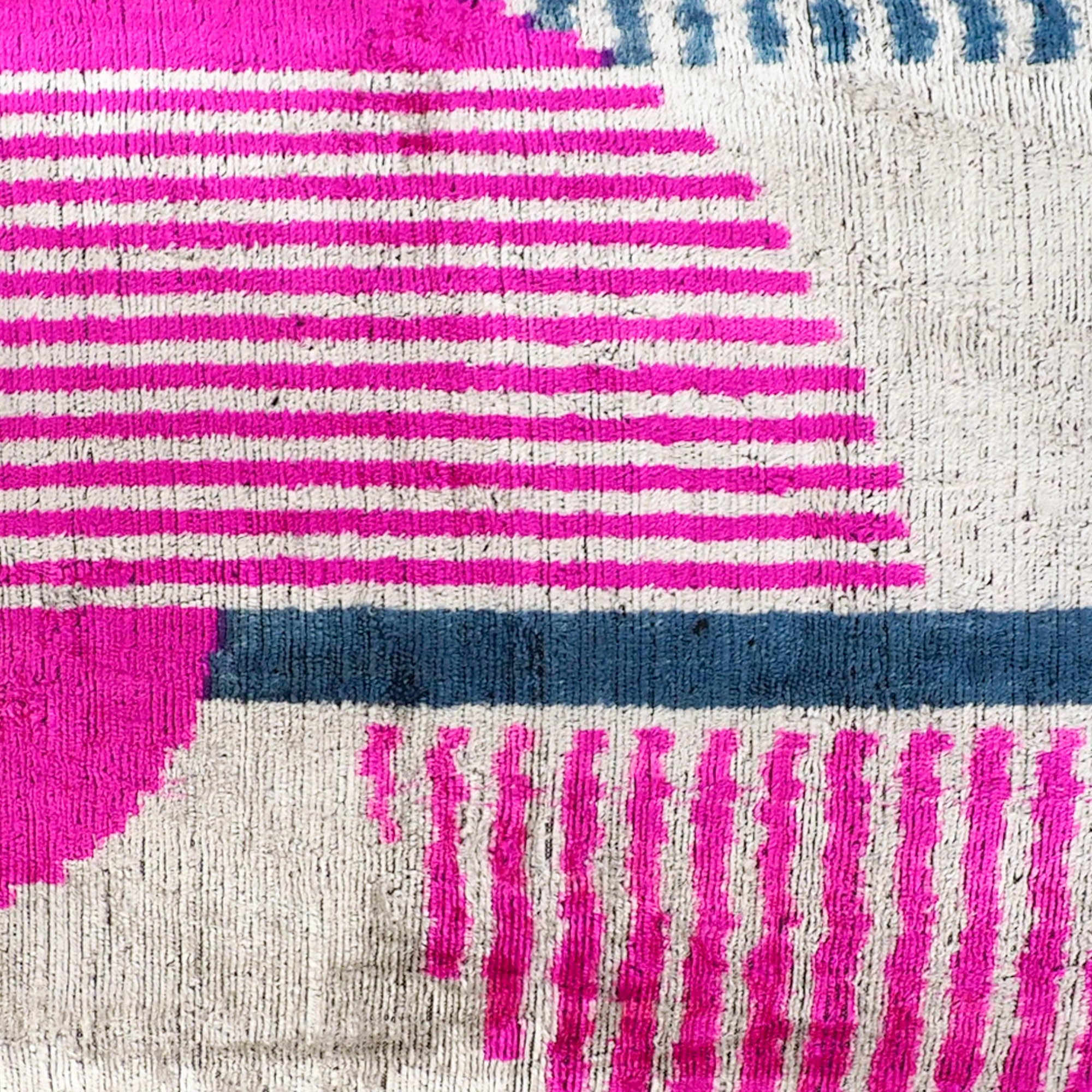 Parisienne 2 Ikat Throw Pillow Cover, 16 x 24, crafted from premium silk velvet with intricate handwoven Ikat motifs, perfect for enhancing any room.