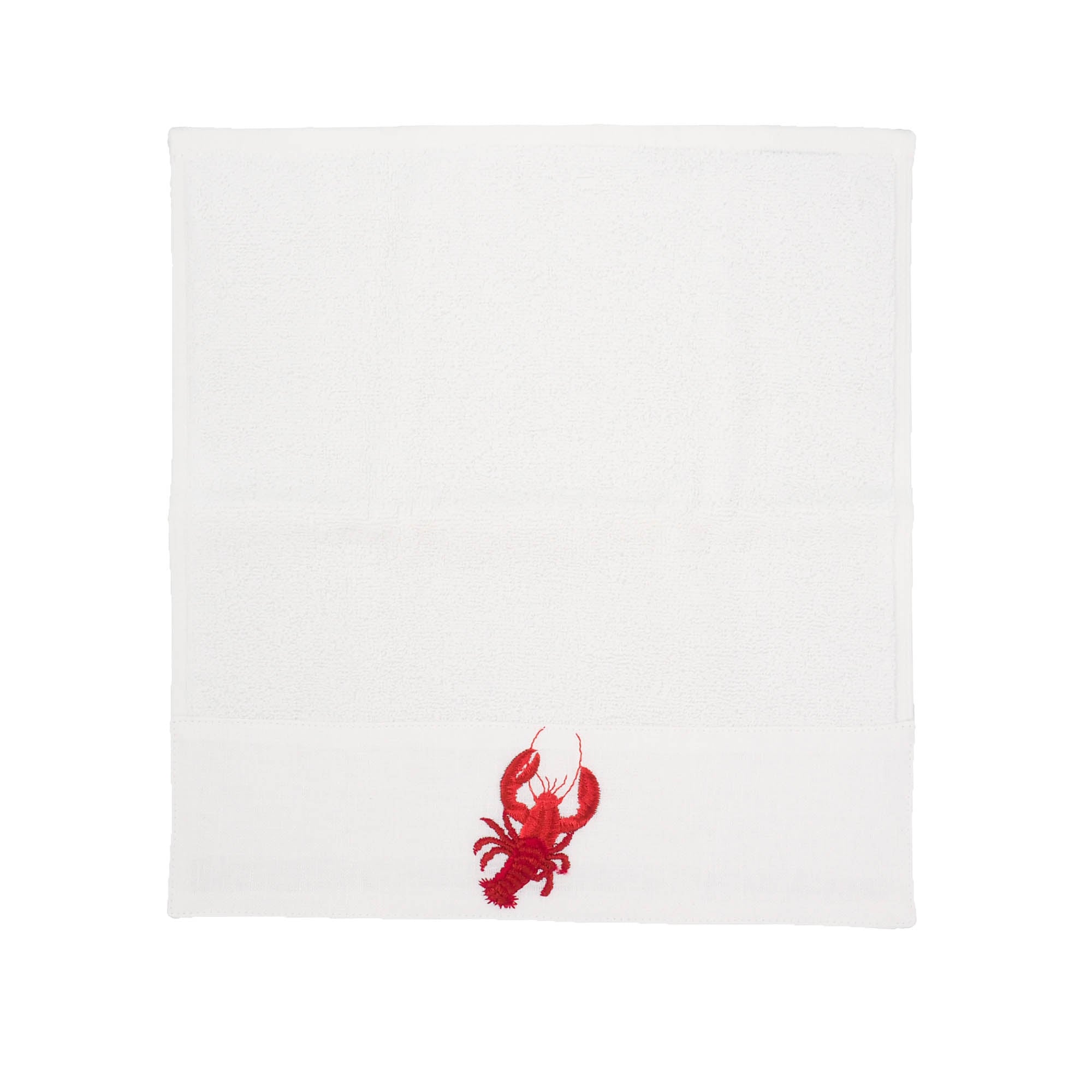 Red Lobster Guest Towels 12 X 12 Set of 2