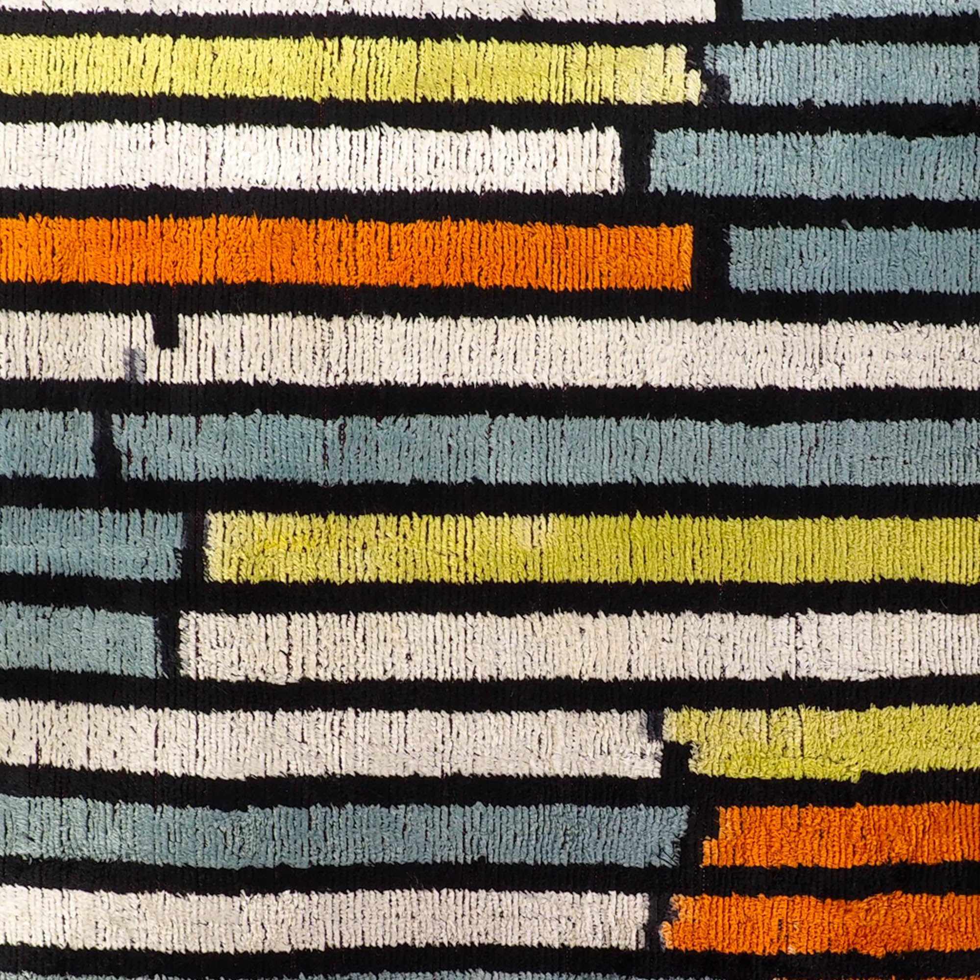 Chouchou Touch Striped Silk Velvet Ikat Pillow Cover, 20 x 20, designed with striking Ikat stripes in smooth silk velvet, bringing texture and elegance to your home.