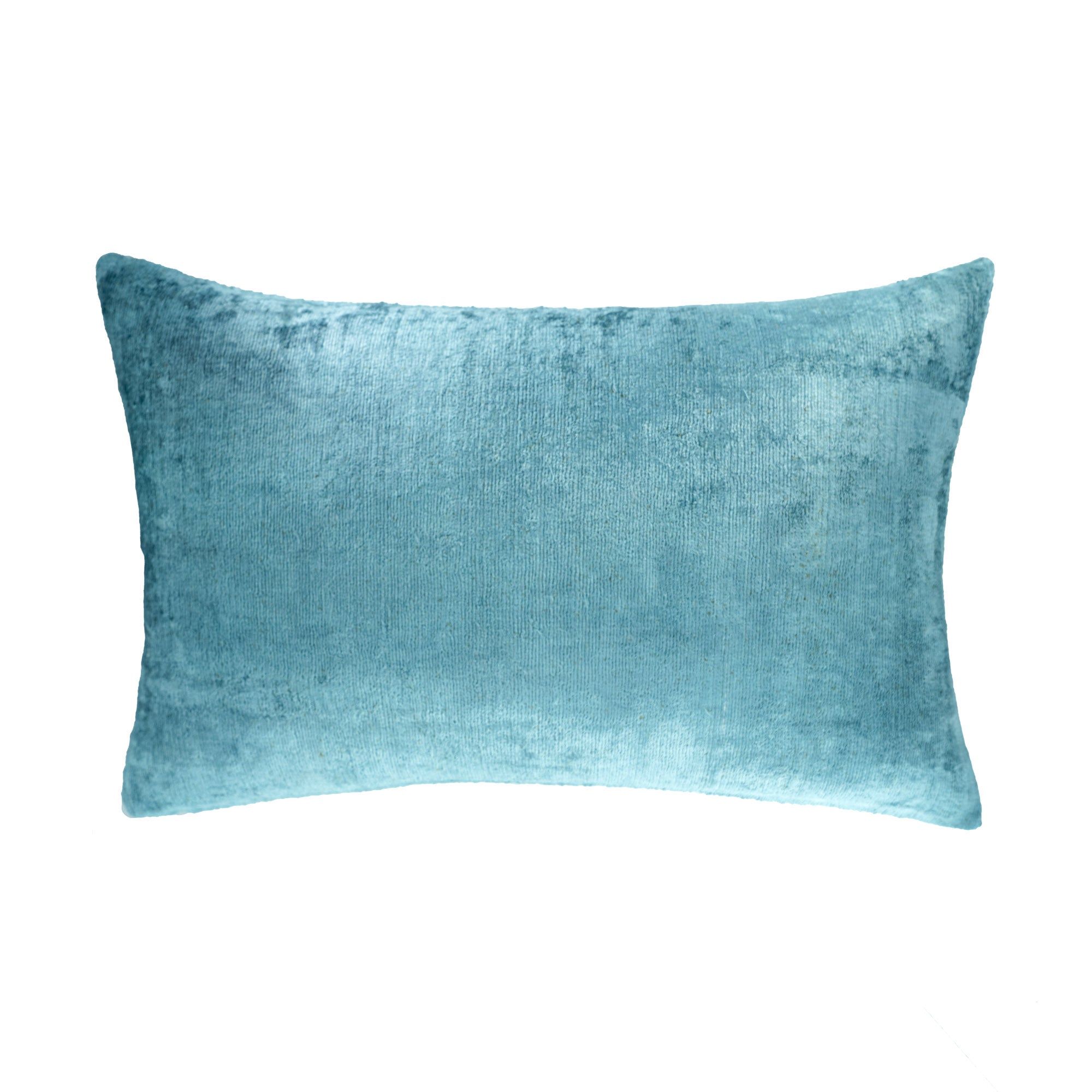 Sophisticated silk velvet Tiffany Ikat pillow cover, ideal for elevating any living space with style and comfort.