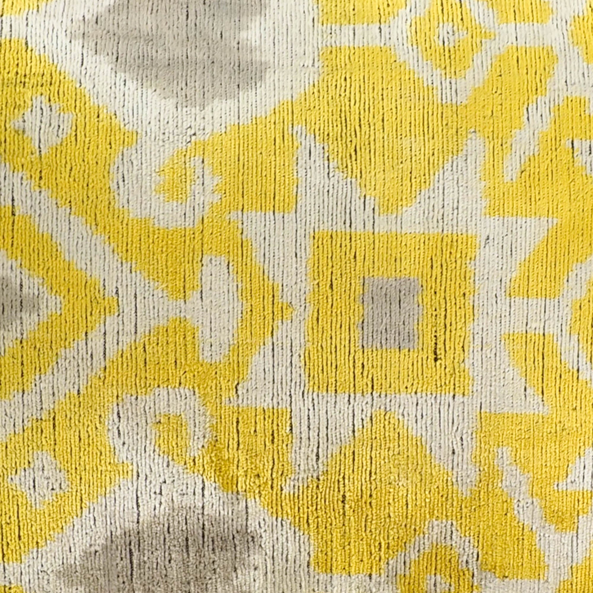 Valentina Silk Velvet Ikat Pillow Cover, 16 x 24, featuring intricate Ikat patterns woven into premium silk velvet, ideal for adding elegance and texture.