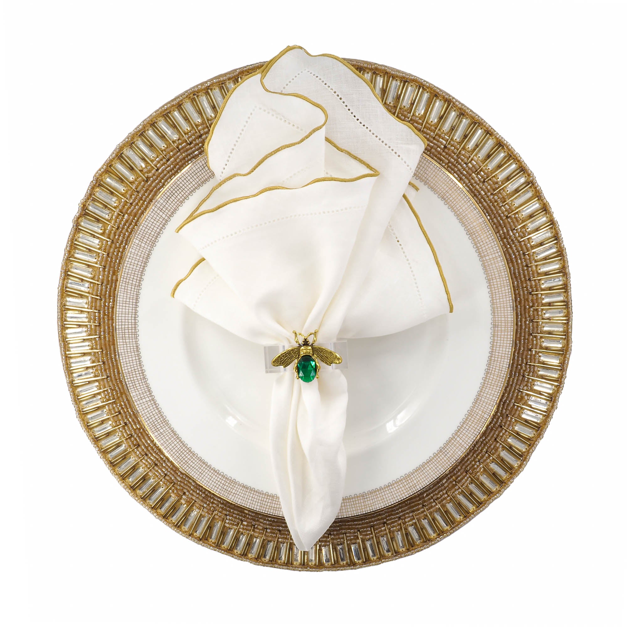 Yellow Diamonds Placemats Set of 2