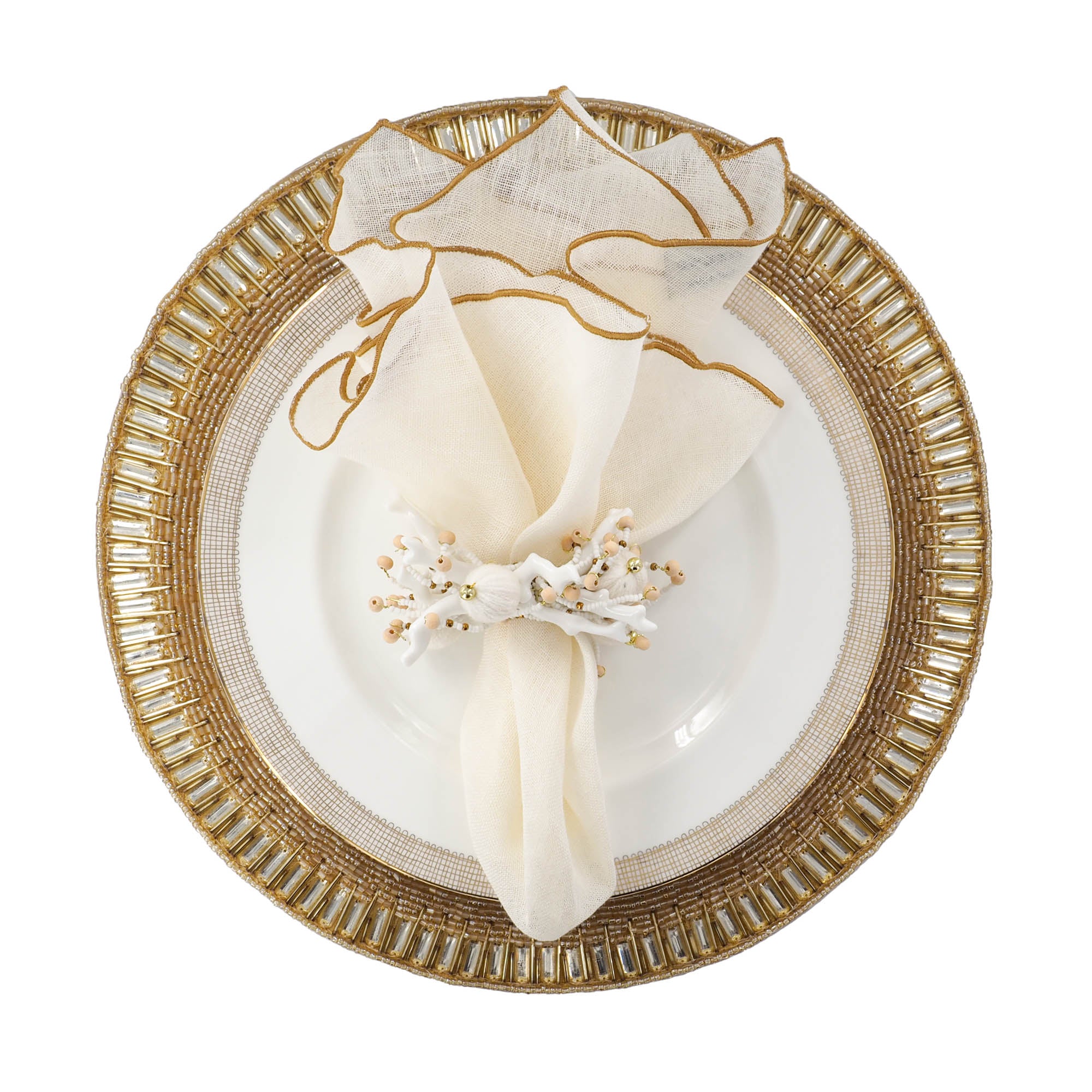 Yellow Diamonds Placemats Set of 2