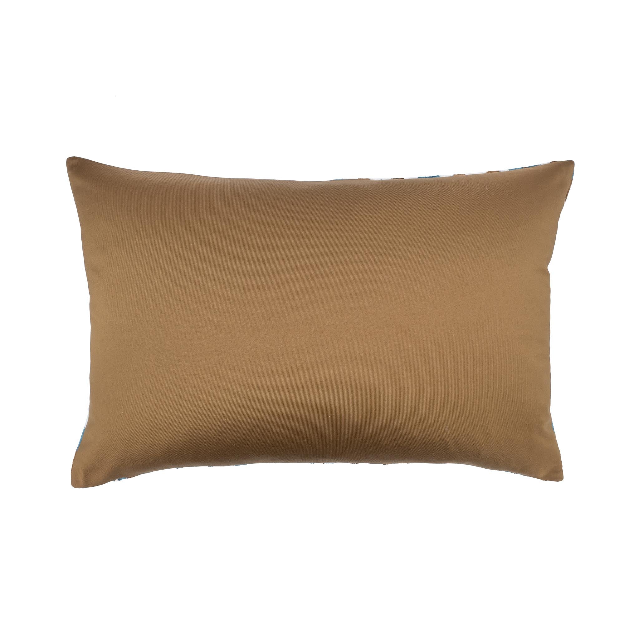 Chouchou Touch silk velvet ikat cushion with chevron arrow design.