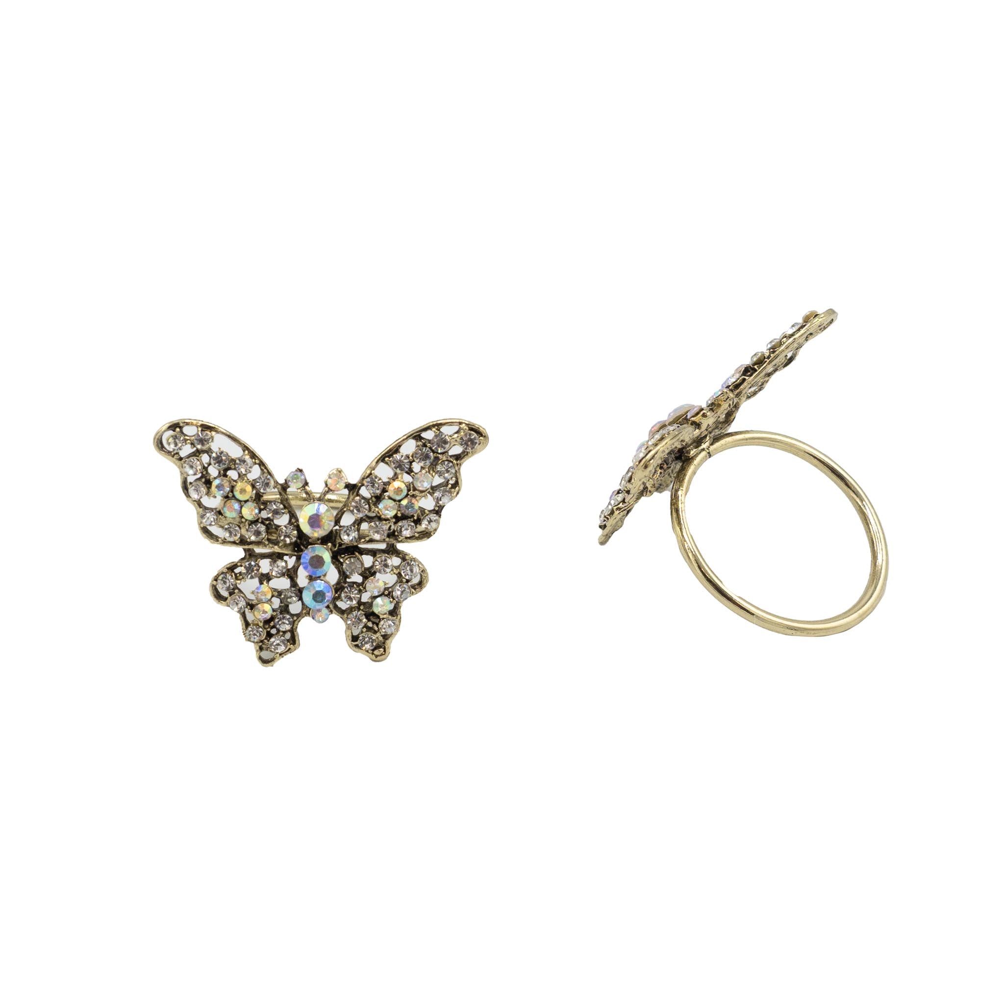 Butterfly Napkin Rings Set of 4