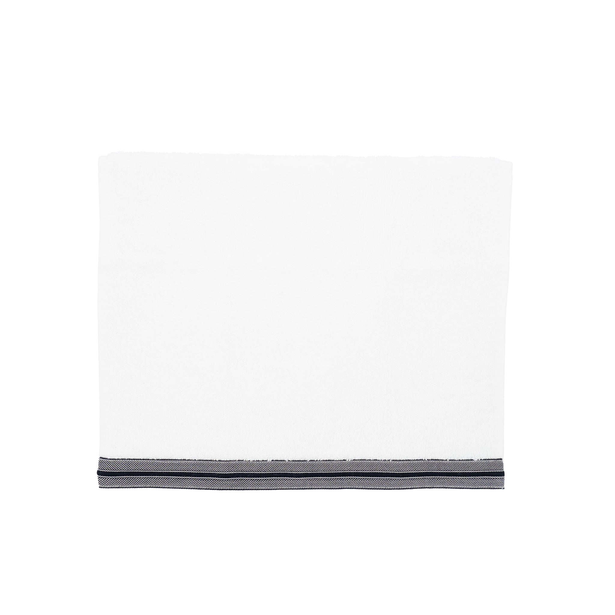 Guest Towels With Black French Borders, Set of 2