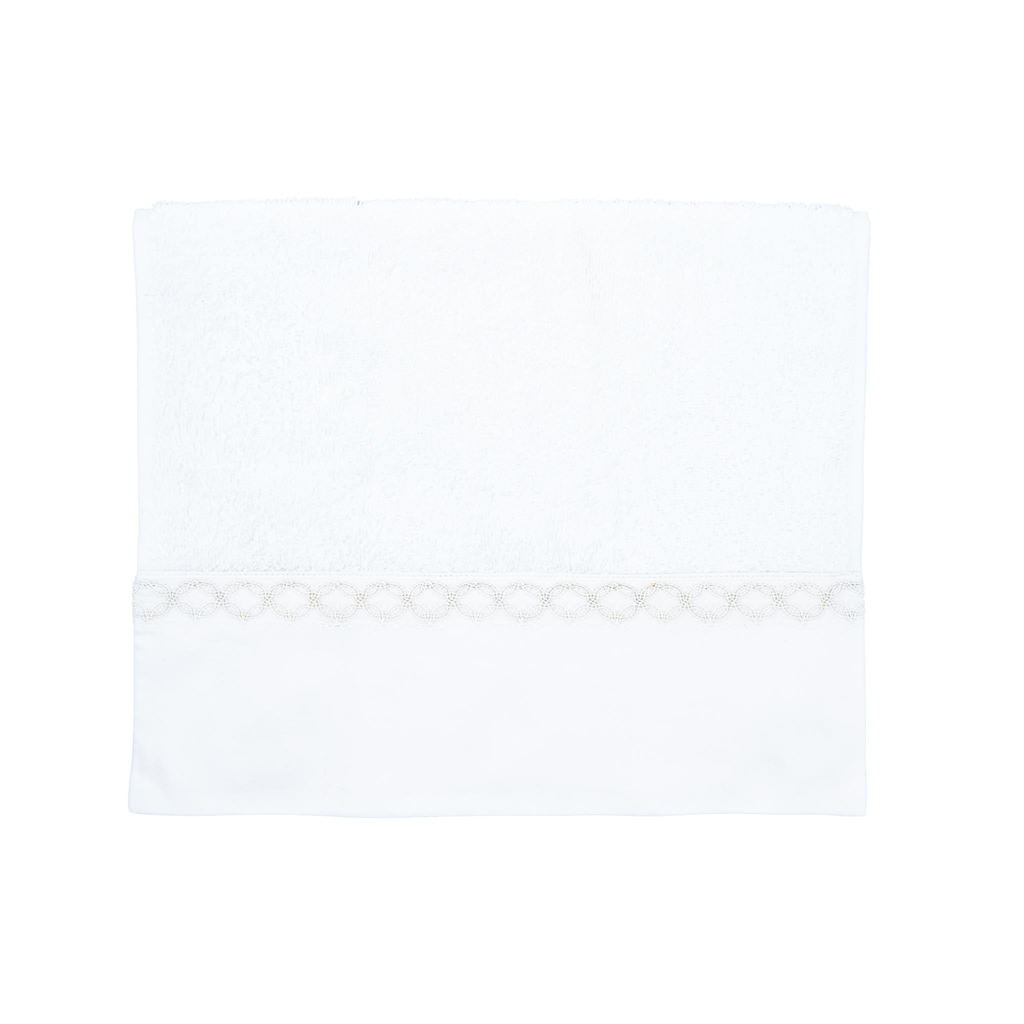 Guest Towels With Lace Borders Set of 2