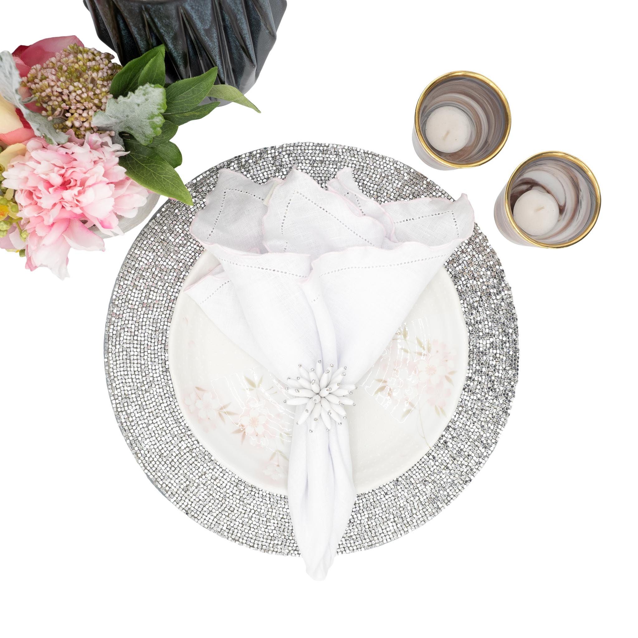 Ice Napkin Rings Set of 4