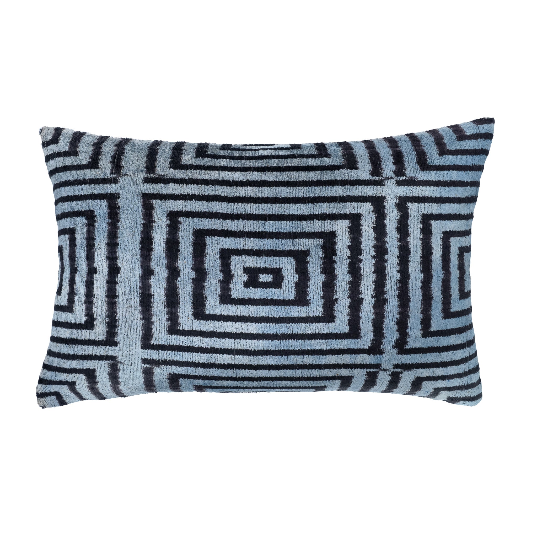Chouchou Touch silk velvet Manhattan Pillow Cover, ideal for enhancing interiors with a lustrous accent.