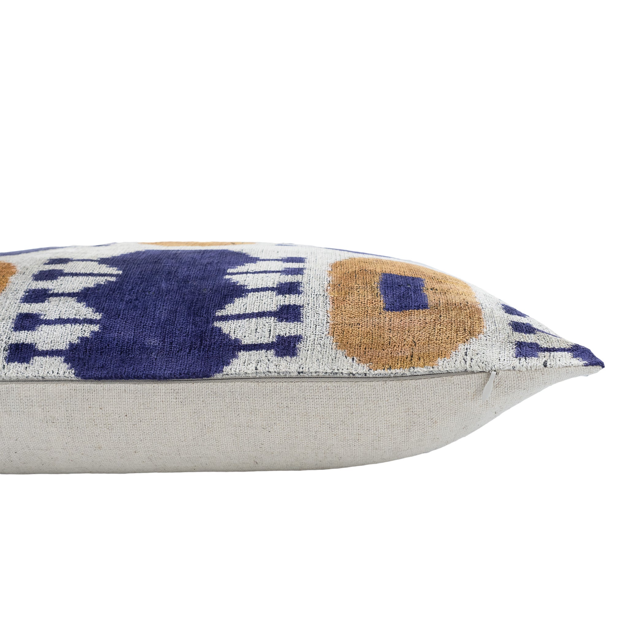 Modena Silk Velvet Ikat Pillow, 16" X 24" Case Only
