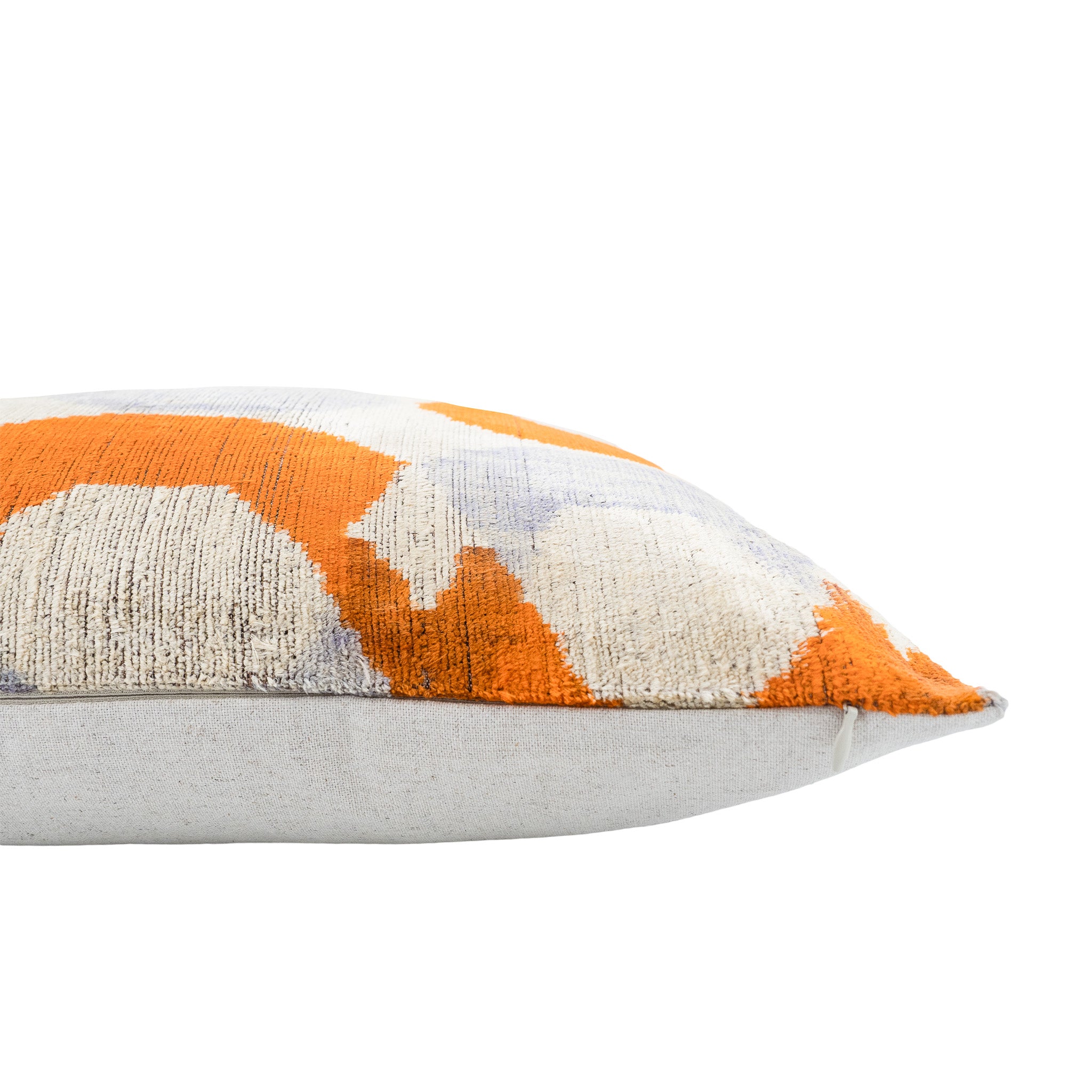 Pebbles Silk Velvet Ikat Pillow, 20" X 20" Case Only