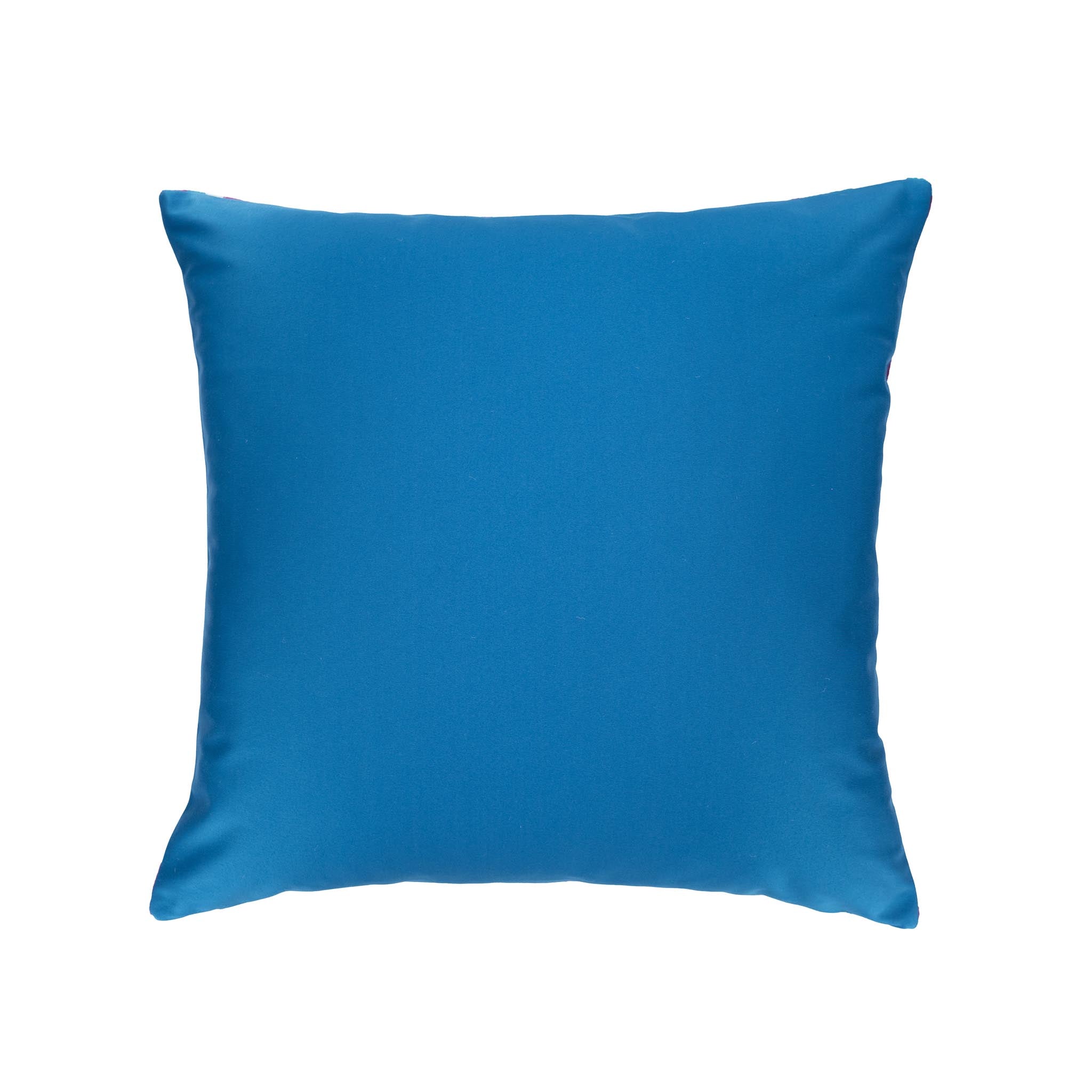 Luxury silk velvet ikat pillow showcasing an intricate optical illusion of geometric diamonds in vibrant hues.