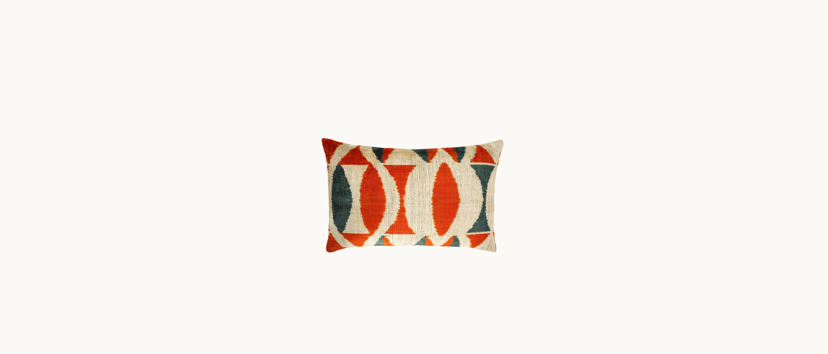 Silk Velvet Ikat Pillows