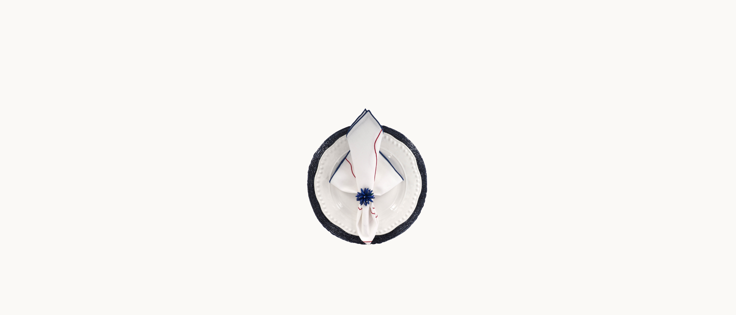 Stitched Edge Linen Napkins