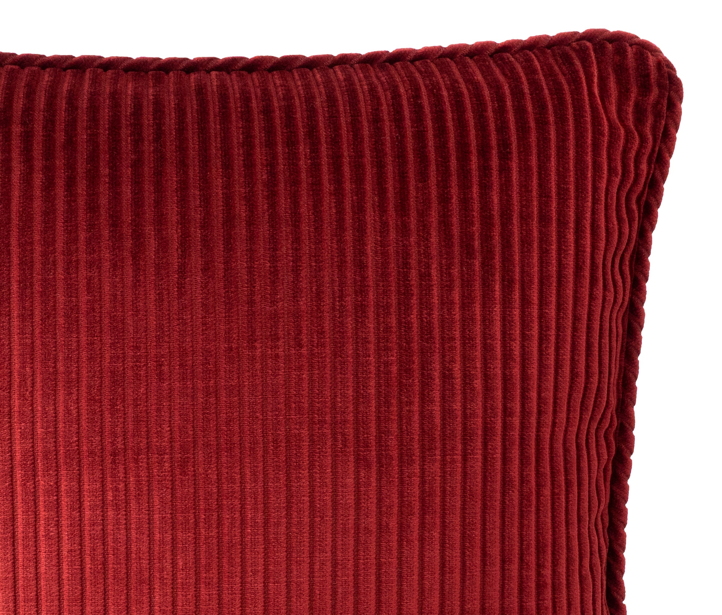 Burgundy Velvet Throw Pillow Cover 18 x 18 | ChouChou Touch