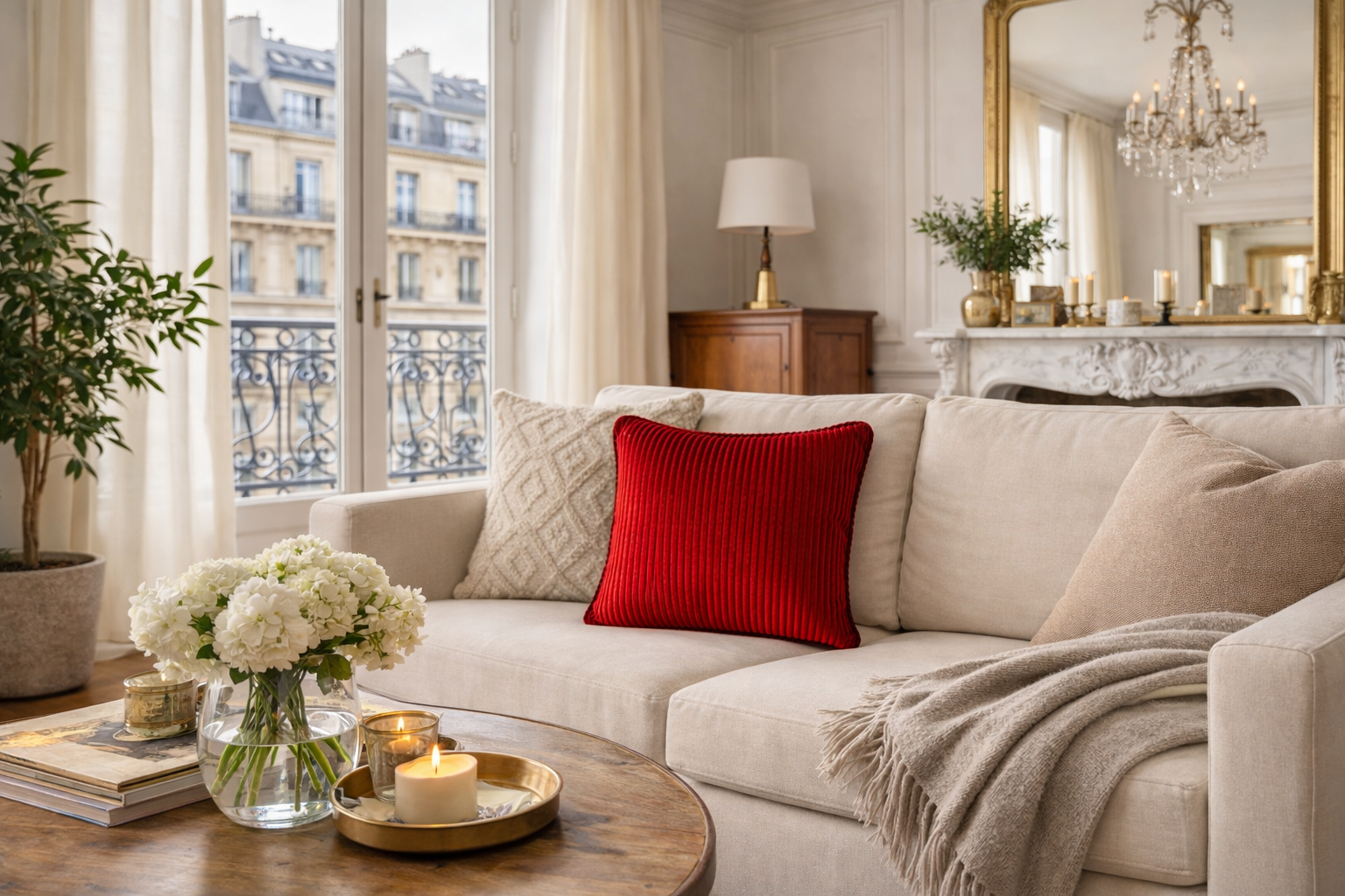 Burgundy Velvet Throw Pillow Cover 18 x 18 | ChouChou Touch