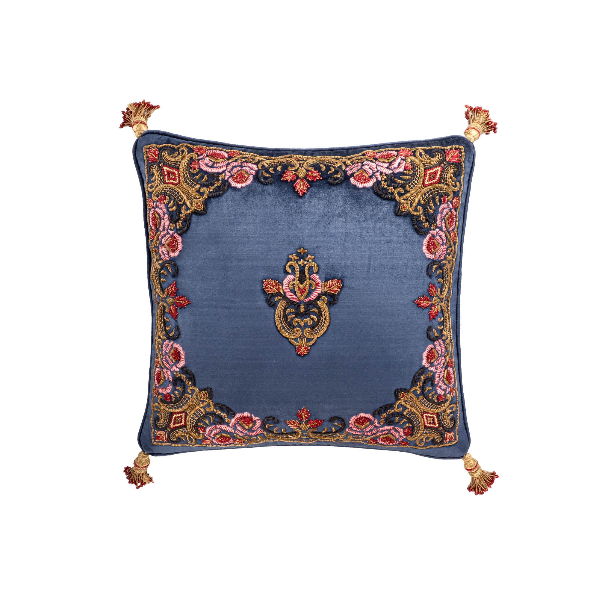 Regina Silk Velvet Throw Pillow Cover 18 X 18