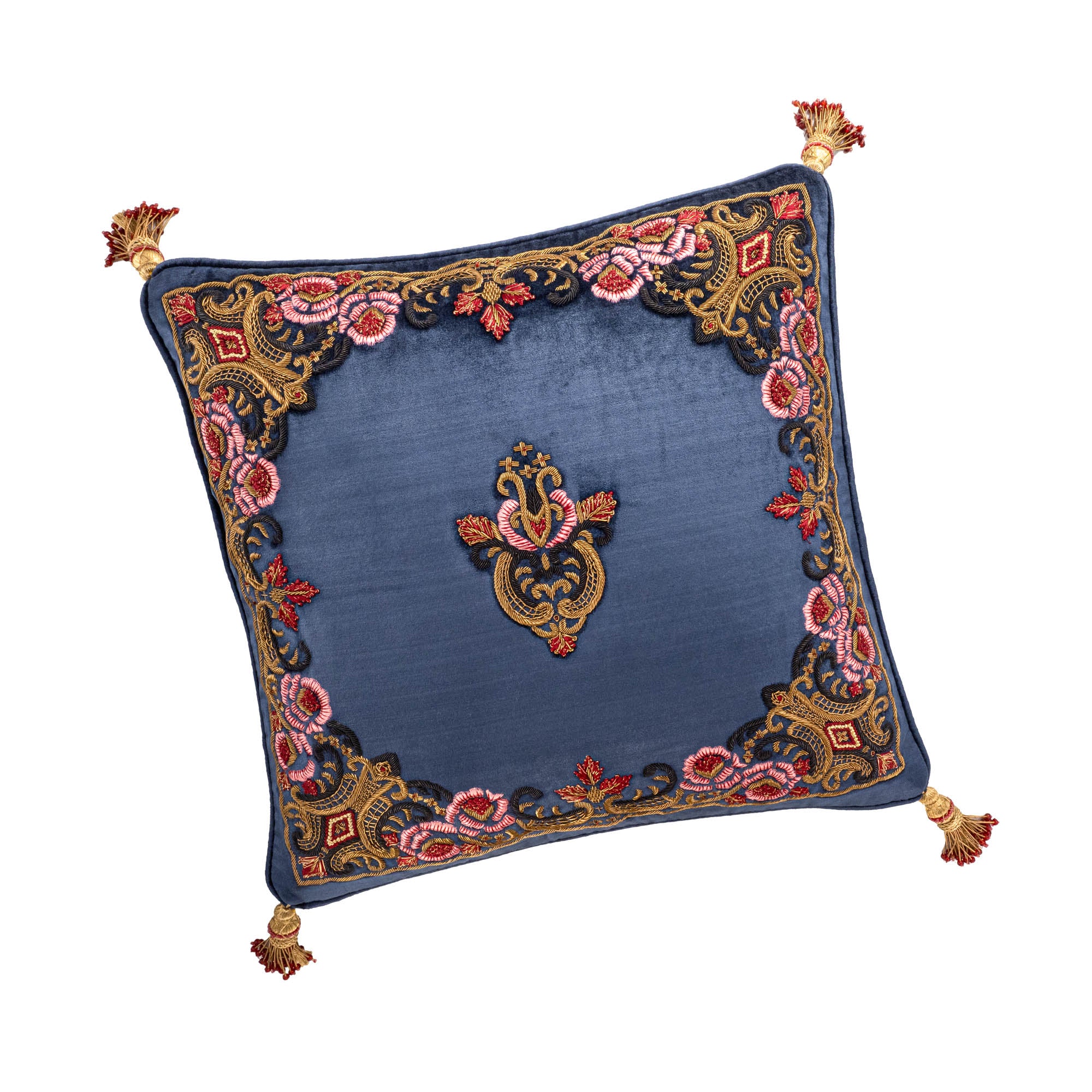 Regina Silk Velvet Throw Pillow Cover 18 X 18
