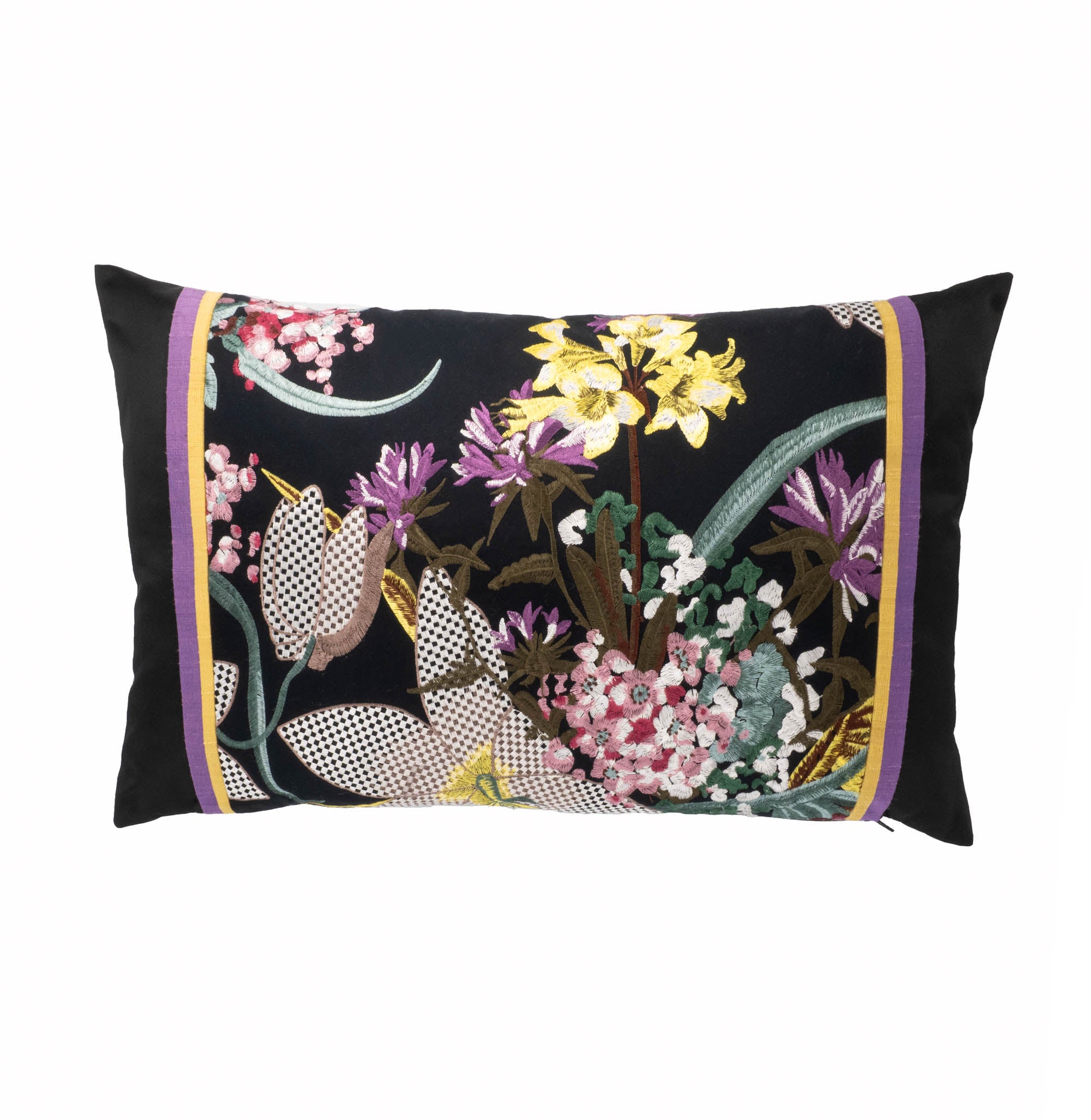 Hasu Throw Pillow Cover, 12" X 20"