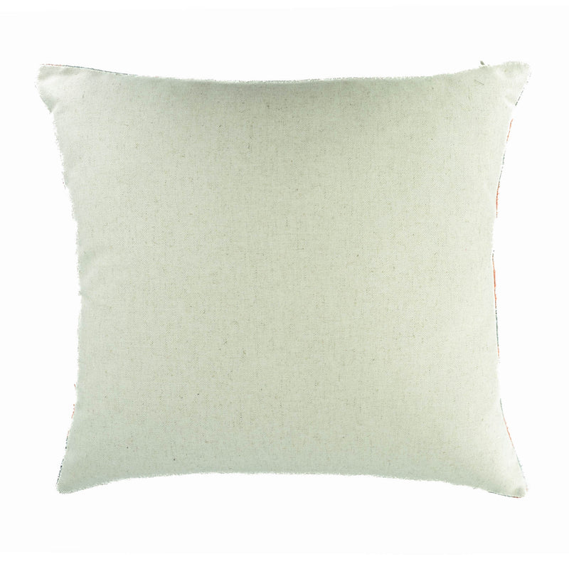 Silver Palms Silk Velvet Ikat Pillow Cover 20 X 20