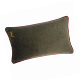 Green Gecko Velvet Throw Pillow Cover 14 X 24
