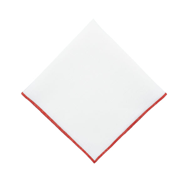 red linen napkin