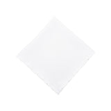 wedding napkin with white hemstitch edges