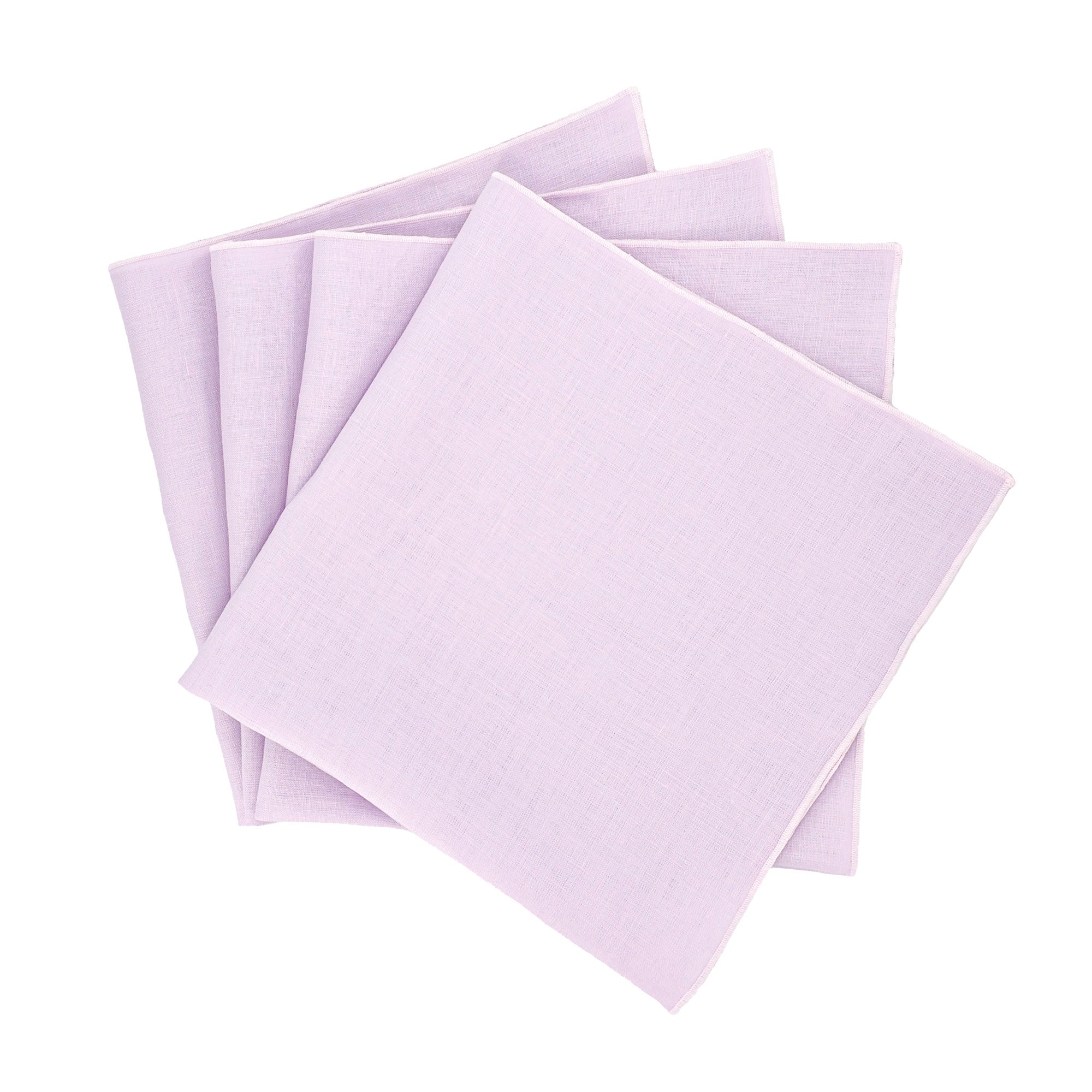 Elegant lavender purple linen napkins-handcrafted from 100% premium linen, offering a soft, smooth texture and timeless sophistication for formal dinners, weddings and everyday dining.