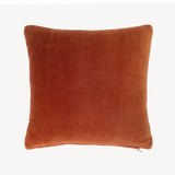 Red Bee Silk Velvet Throw Pillow Cover