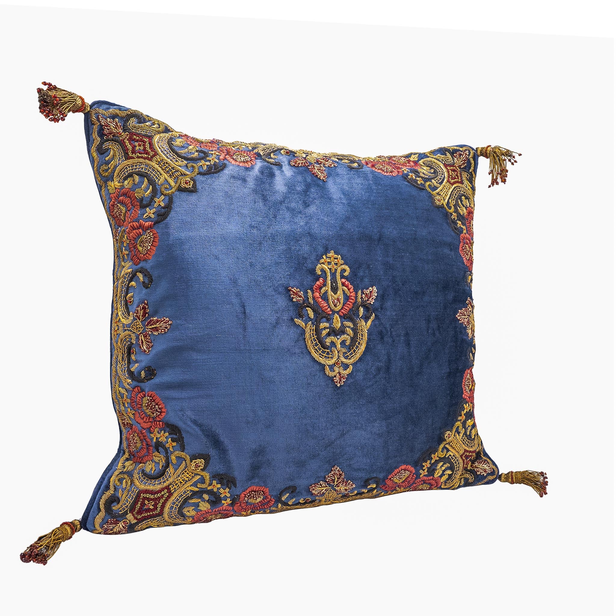 Regina Silk Velvet Throw Pillow Cover 18 X 18