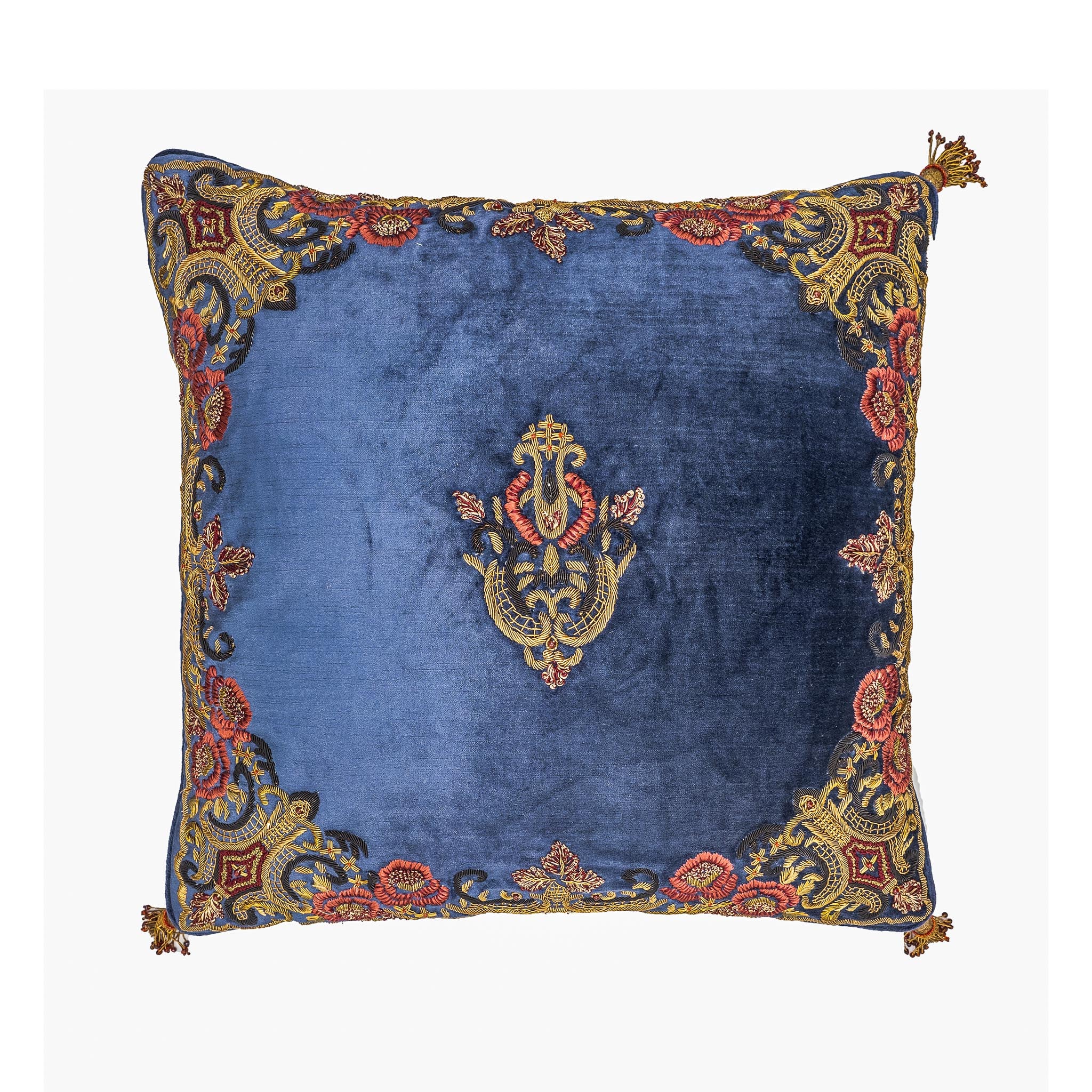 Regina Silk Velvet Throw Pillow Cover 18 X 18