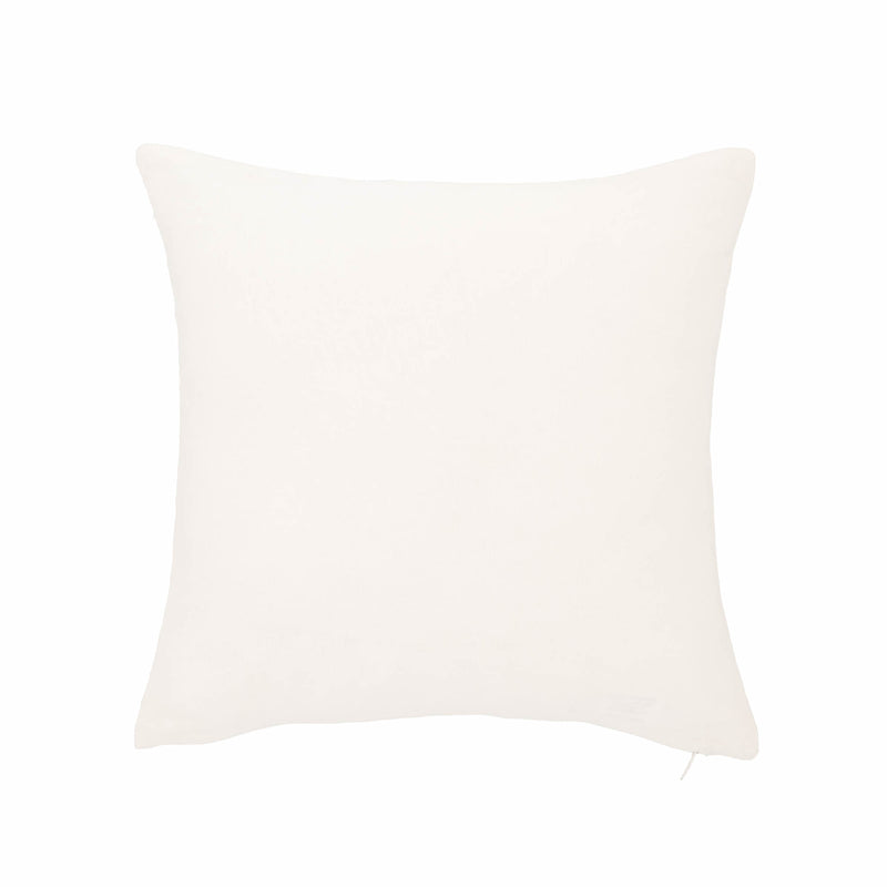 White Bee Silk Velvet Throw Pillow, 12" X 12"
