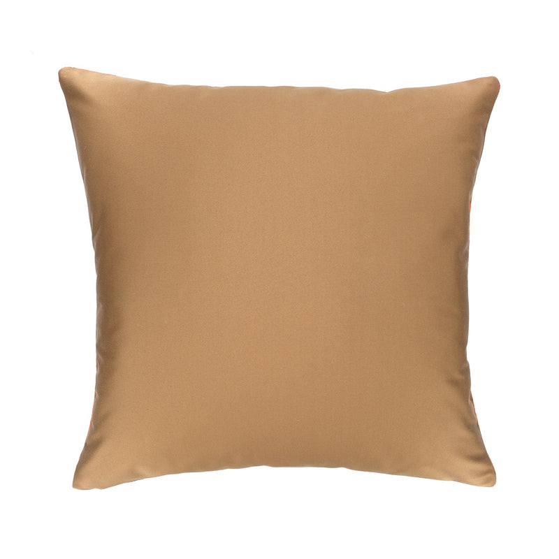 Chevron Silk Velvet Ikat Pillow, 20" X 20"