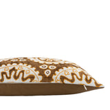 Florence Silk Velvet Ikat Pillow, 16" X 24"