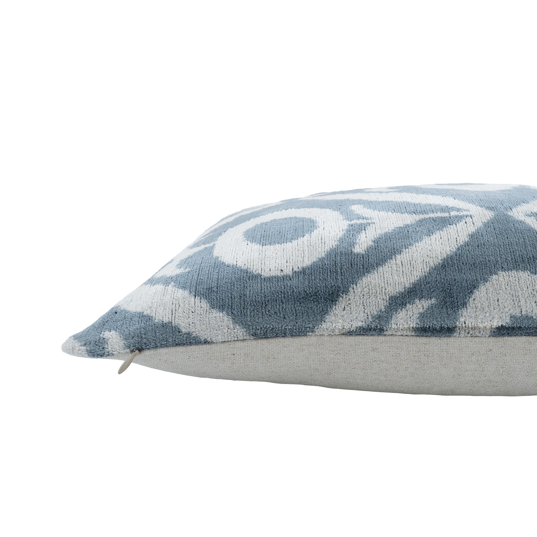 Floris Silk Velvet Ikat Pillow, 16" X 24" Case Only