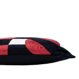 Gabon Silk Velvet Ikat Pillow, 16" X 24"
