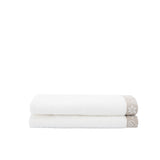 Guest Towels With Valentine Linen French Borders Set of 2