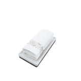Guest Towels With Flower Borders Set of 2