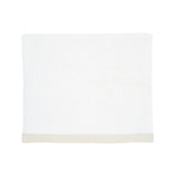 Ivory Guest Towels With Striped Borders Set of 2