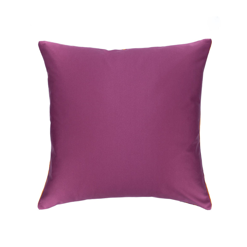 Jackpot Silk Velvet Ikat Pillow, 20" X 20"