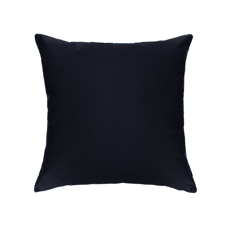 Miro Silk Velvet Ikat Pillow, 20" X 20"