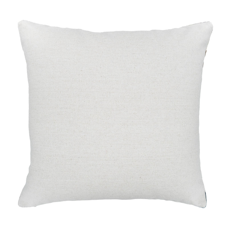 Panthere Silk Velvet Ikat Pillow, 24" X 24"