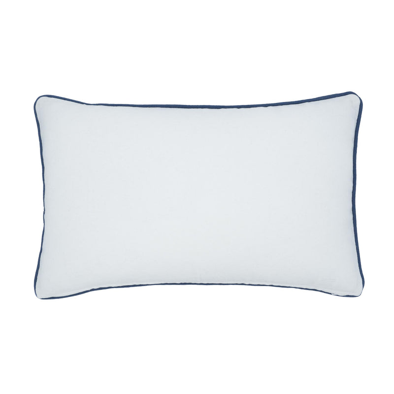 Peace Blue Throw Pillow, 12" X 20"